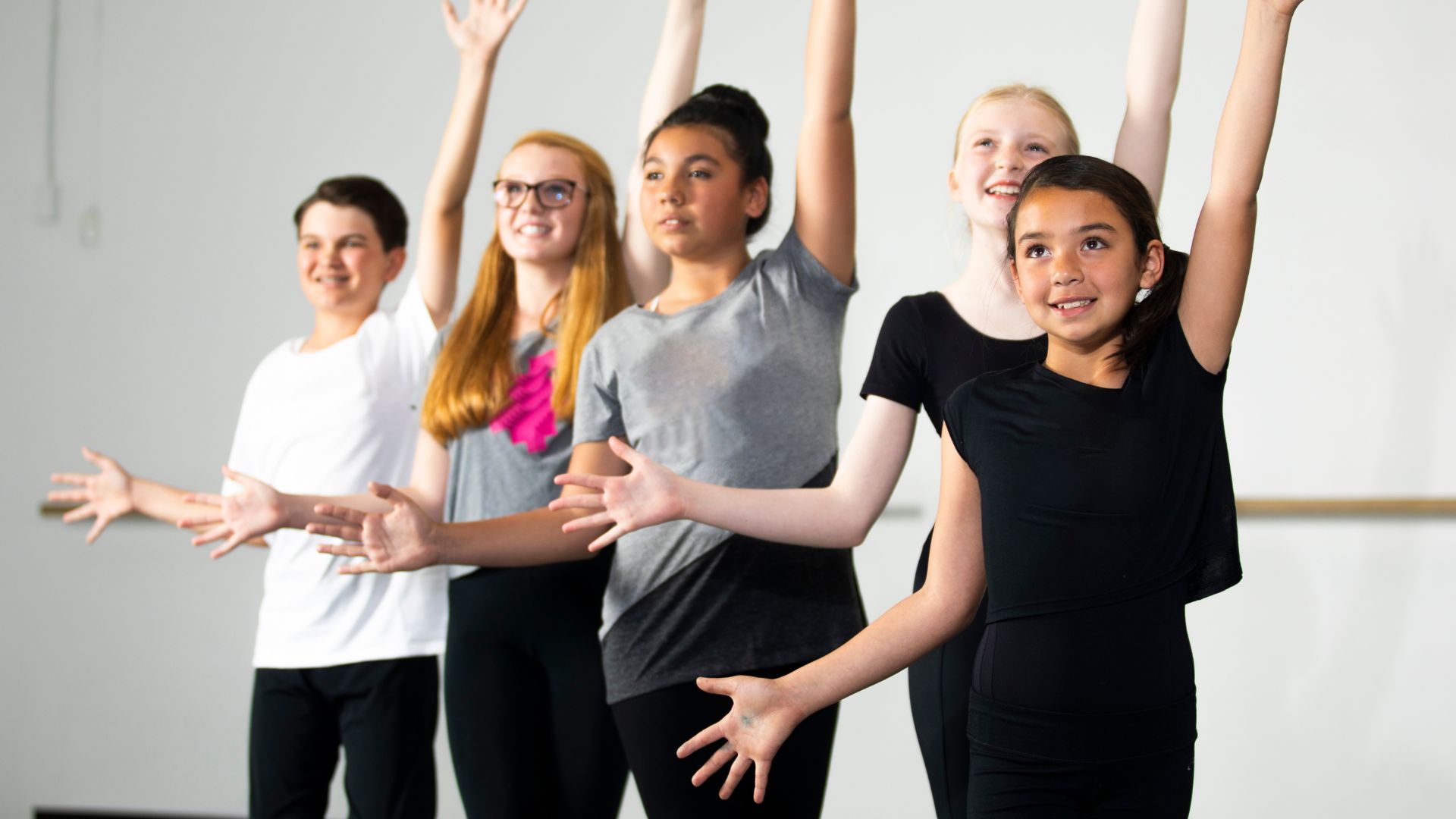 children taking part in a dance performance