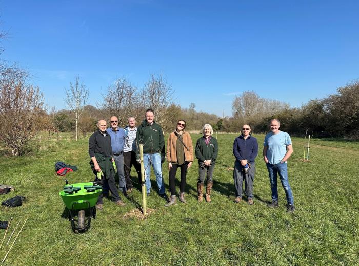 Tree planting at Rowley Fields
