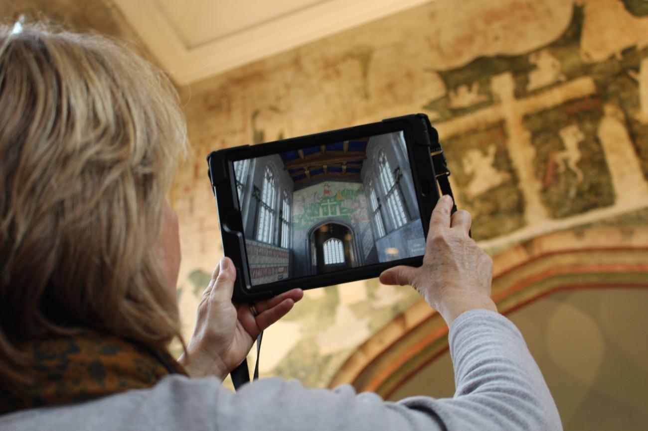 New app opens a window to the past at the Guild Chapel