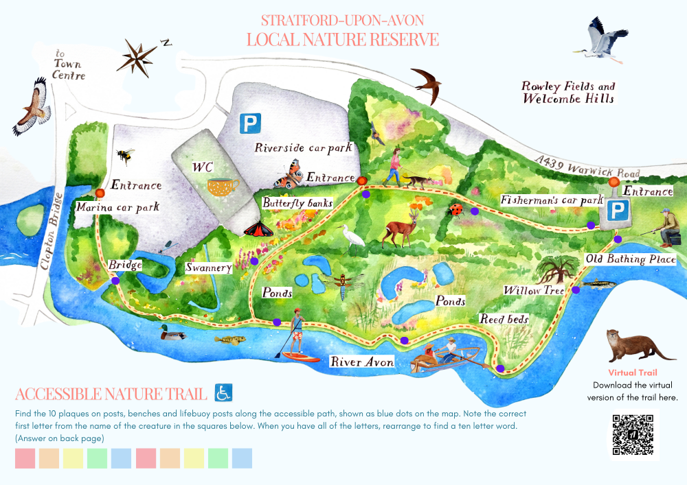 Nature Trail at Stratford upon Avon Local Nature Reserve