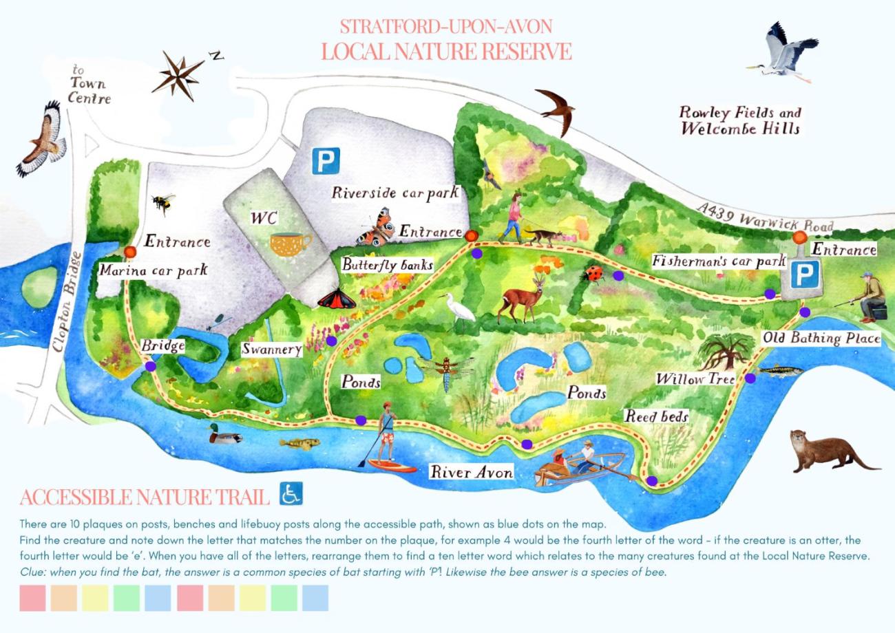 Local Nature Reserve Nature Trail map