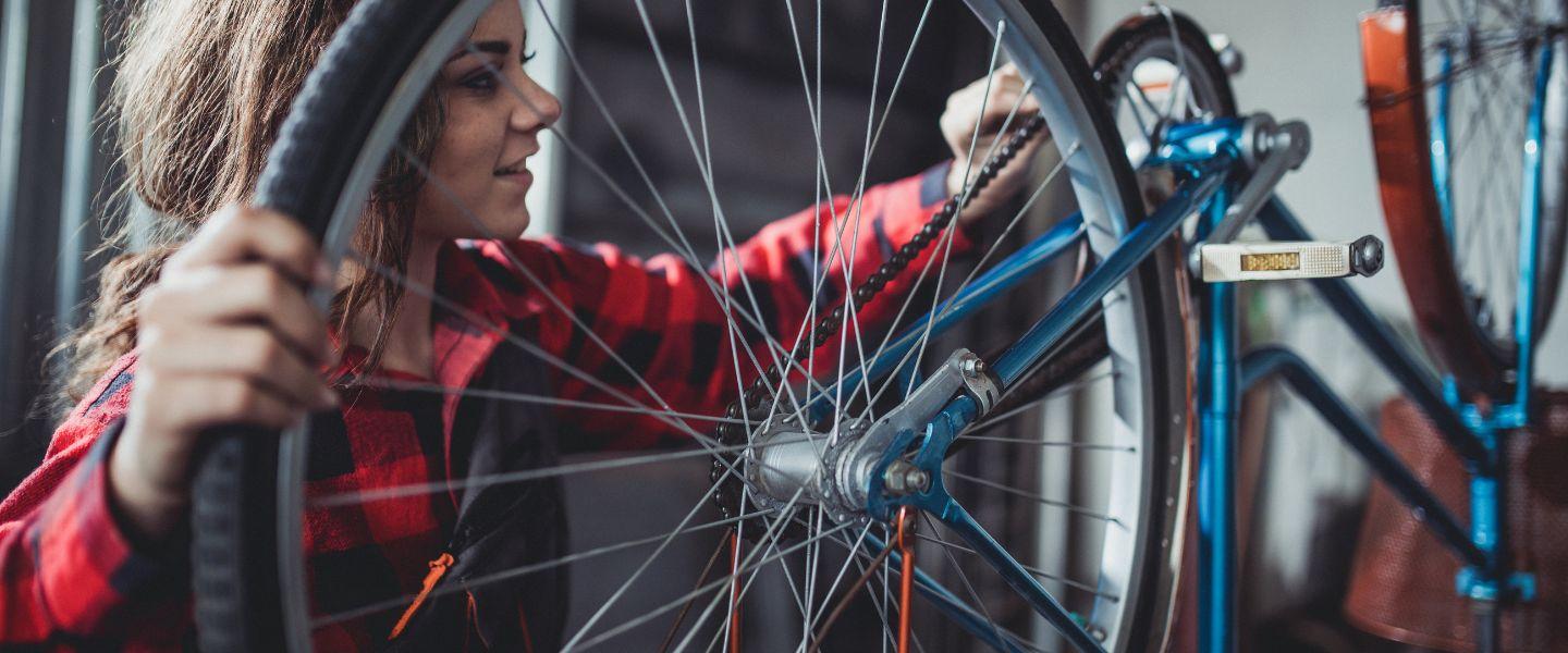 Repairing a bike