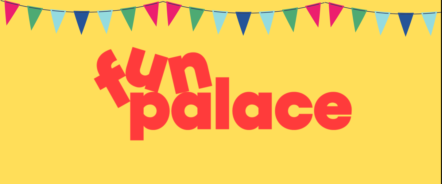 Fun Palace logo with bunting